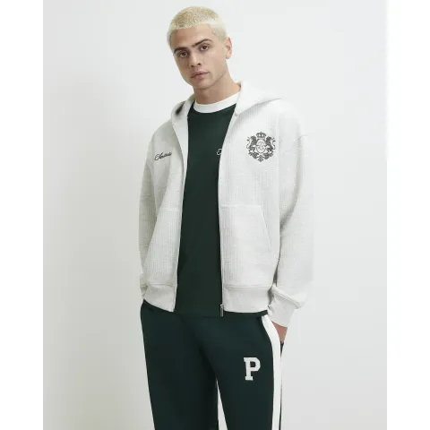 River Island Regular Fit Sanctuaire Quilted Hoodie