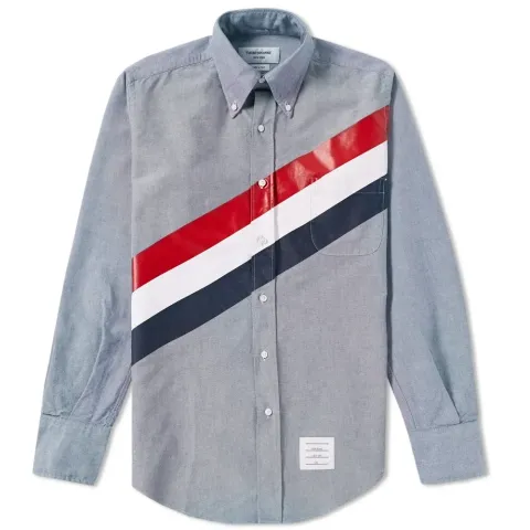 Diagonal Stripe Oxford Shirt
