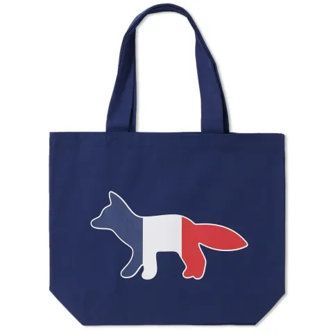 Maison Kitsuné Tricolour Fox Tote Bag