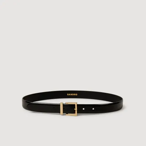 Leather belt