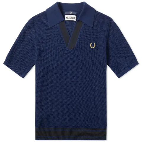 Fred Perry x Miles Kane V-Neck Knit Shirt