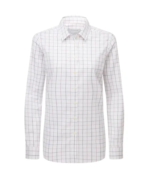 Schöffel Country Blakeney Shirt - Dark Mauve Tattersall