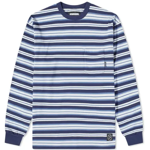 Long Sleeve Border Stripe Tee
