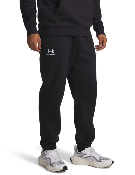 Under Armour Icon Cotton Rich Fleece Joggers Black