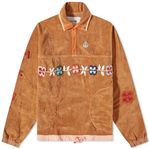 Story mfg. Black Flower Polite Popover Jacket