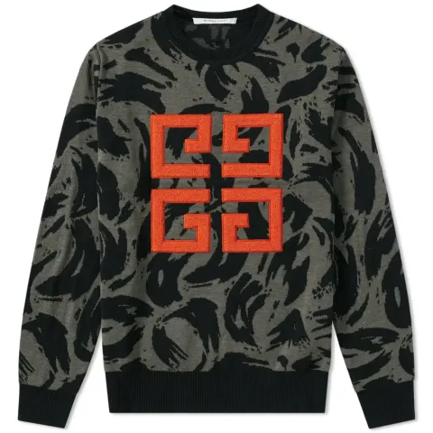 Camo Intarsia Knit