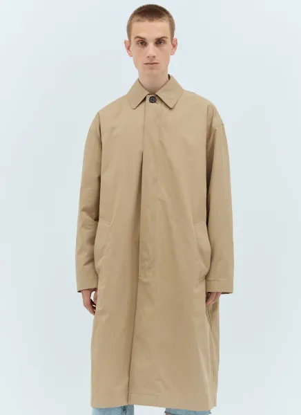 Cotton Twill Trench Coat