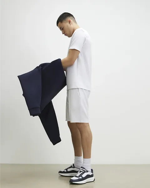 River Island Slim Fit Interlock Shorts