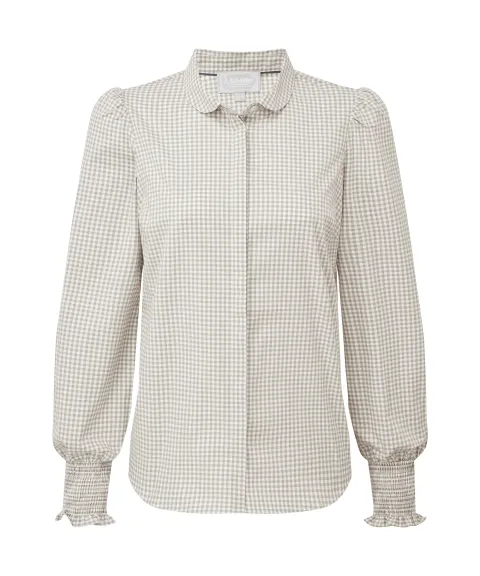 Schöffel Country Flora Gingham Shirt - Sage Green