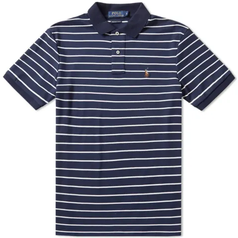 Slim Fit Stripe Polo