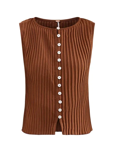Free People Tilly Vest Honey