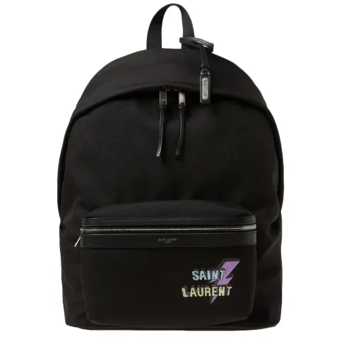 Vintage Print Pocket City Backpack
