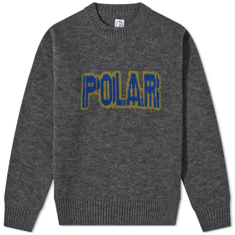 Polar Skate Co. Earthquake Logo Crew Knit