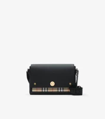 Note Bag in Black - Women, Leather