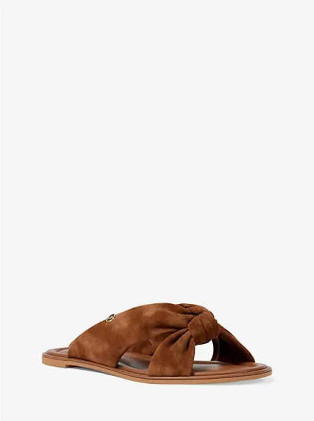 Elena Suede Slide Sandal