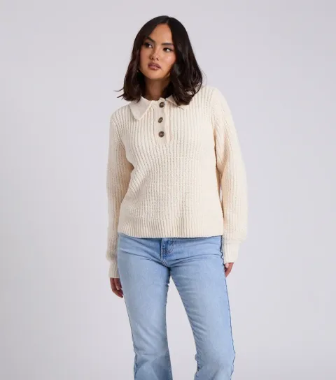 Women's Cream Chenille Jumper
