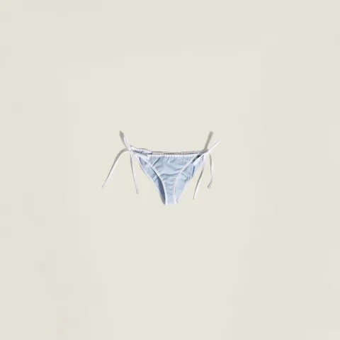 Poplin bikini briefs