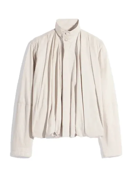 Soft Pleated Blouson Jasmine