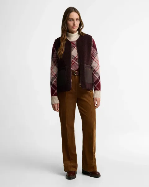 BARBOUR Emmy Cord Flared Trousers