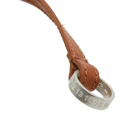11 Leather Ring Bracelet