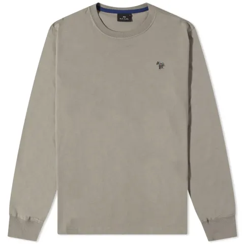 Long Sleeve Zebra Logo T-Shirt