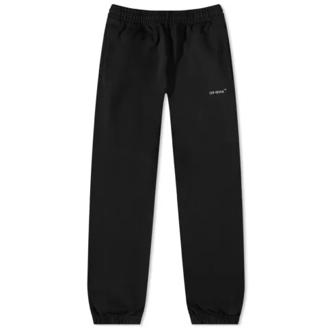 Diagonal Outline Slim Sweat Pant