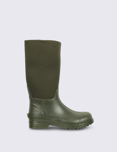 Mountain Warehouse Neoprene Waterproof Wellington Boots Khaki