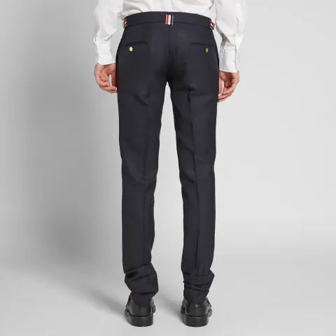 Side Tab Slim Fit Trouser