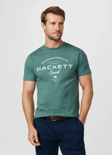 Classic Fit Branded Club Graphic T-Shirt