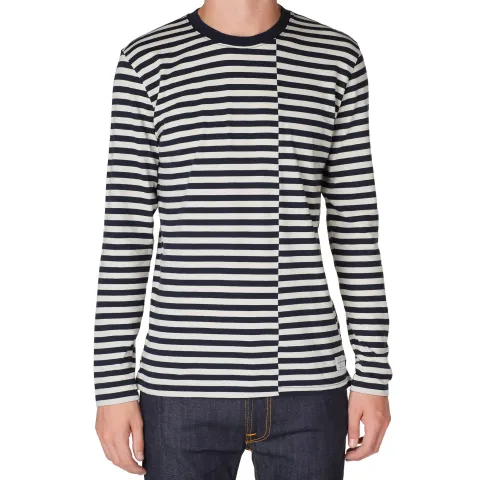 Long Sleeve Broken Stripe Tee