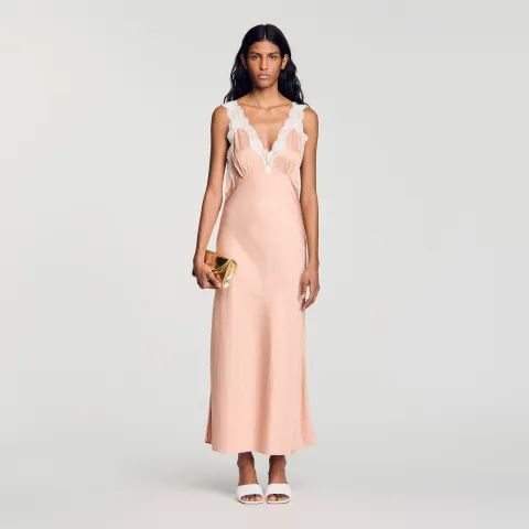 Rhinestone lingerie-style dress
