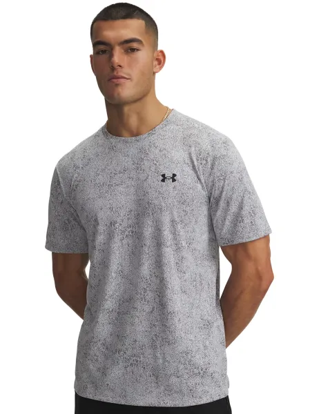 Under Armour Tech Tee Pixelate T-Shirt Light Grey