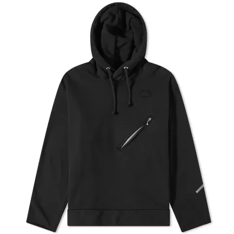 Zip Detail Popover Hoodie