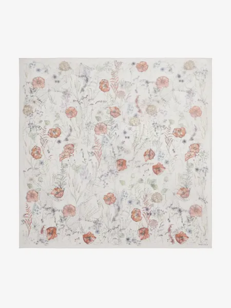 Spider Floral Scarf
