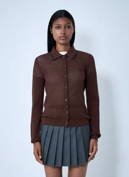 Open-Knit Cardigan