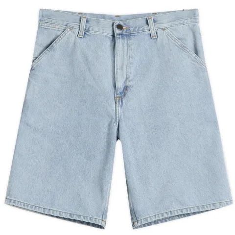 Denim Single Knee Shorts