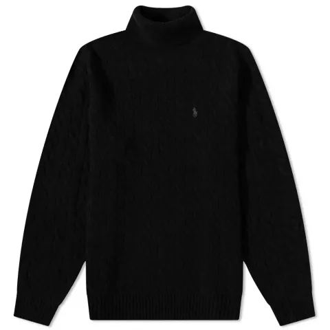 Roll Neck Cable Knit