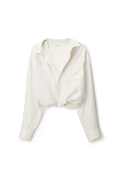 SILK LAYERED CAMI SHIRT TOP