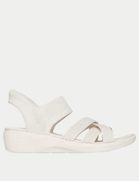 Skechers Arya - Cooling Off Wedge Sandals Natural
