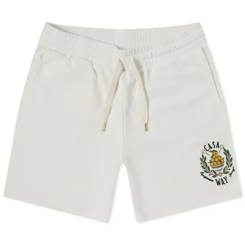 Casa Way Embroidered Sweat Shorts