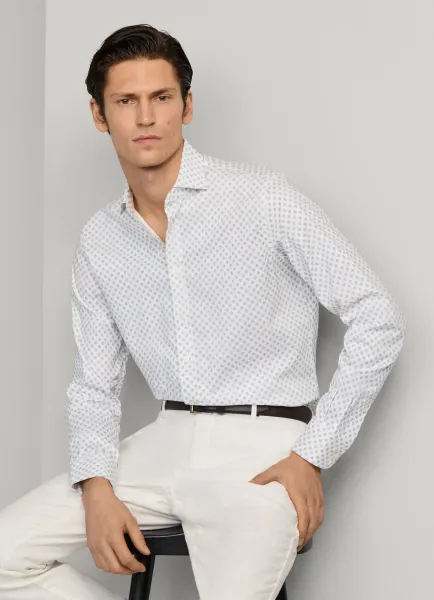 Classic Fit Floral Print Shirt