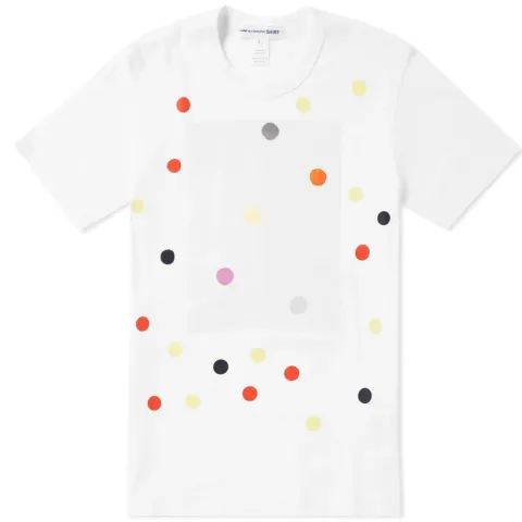 Comme des Garcons SHIRT Multi Polka Dot Print Tee