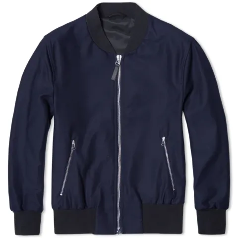 AMI Drill Cotton Bomber Jacket
