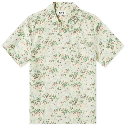 Village Print Malick Vacation Shirt