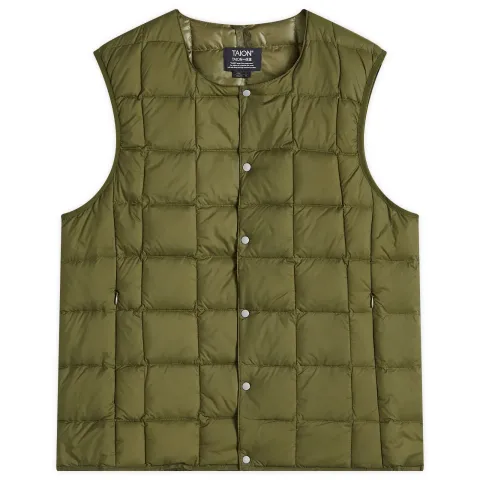 Crew Neck Down Vest
