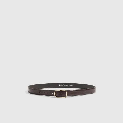 River Island Faux Leather Croc Buckle Belt