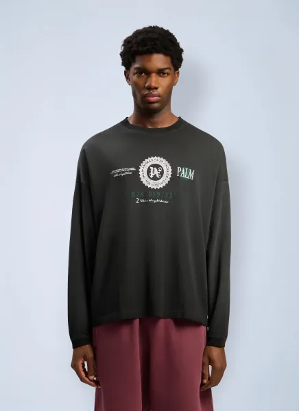 Dollar Graphic Long Sleeve T-Shirt