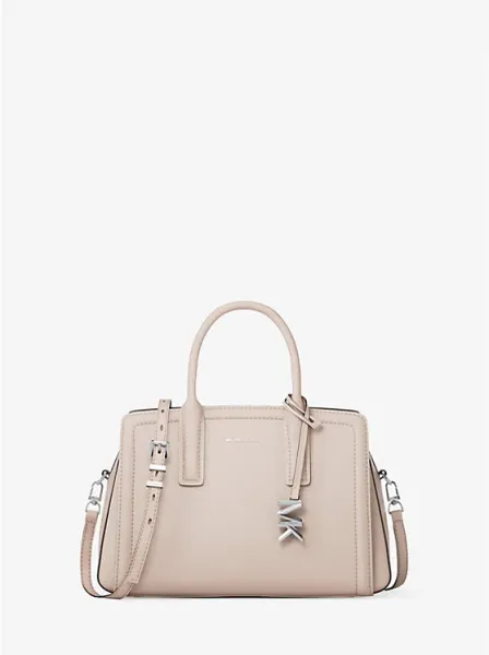 Michael Kors Laila Small Pebbled Leather Satchel