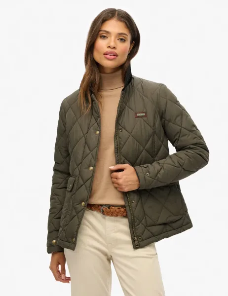Superdry & Co Quilted Jacket Khaki