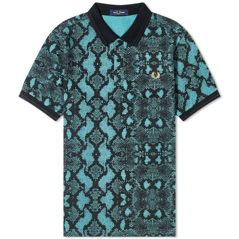 Snake Print Polo